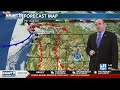 Isolated T-Storms south; otherwise warm and partly cloudy