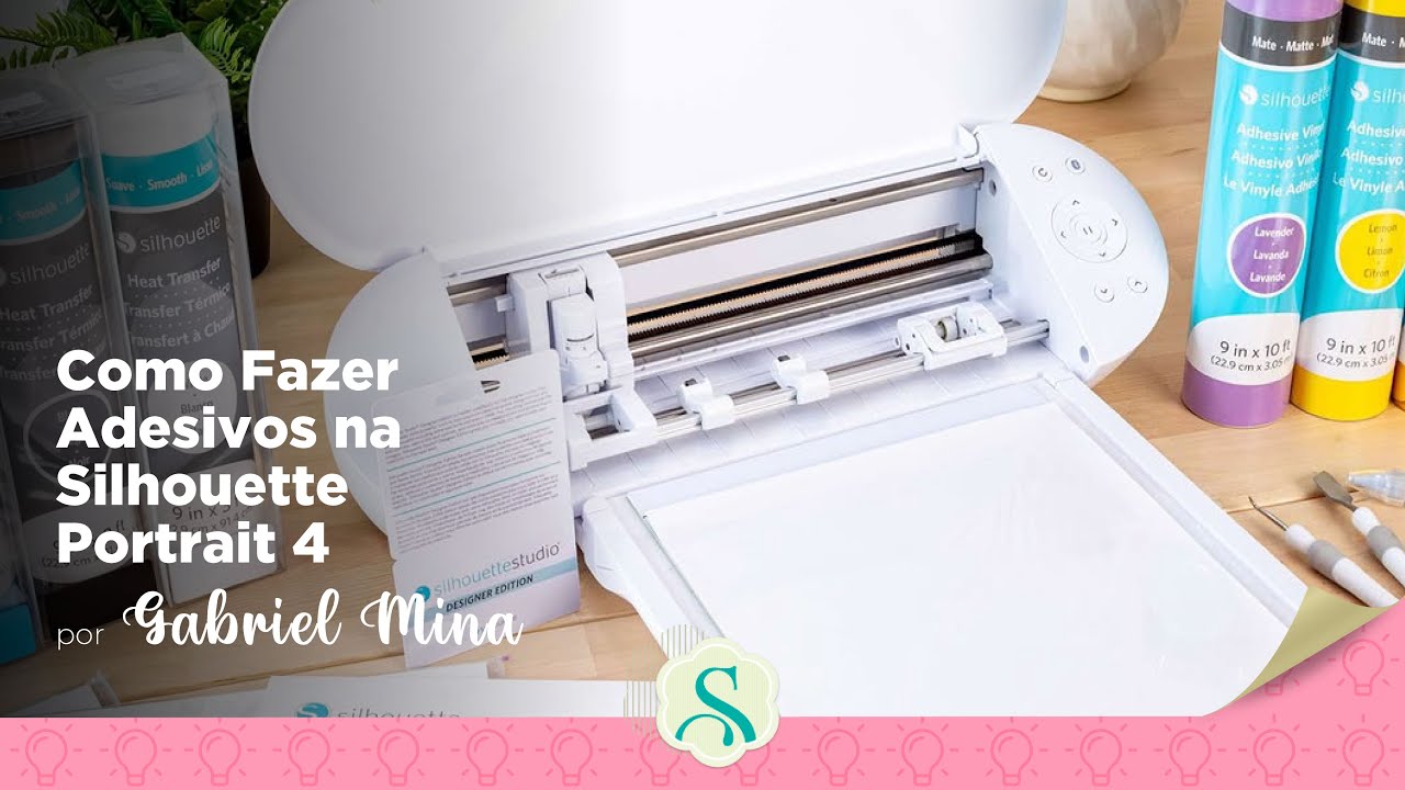 Como Fazer Adesivos na Silhouette Portrait 4 - DIY Fácil