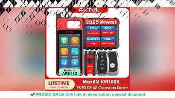 2025 Autel MaxiIM KM100 Key Fob Programming Tools KM100X key Programmer 60s Key Generation OBD IMMO
