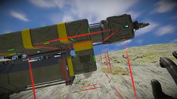 Space Engineers - How to build a more compact chain of pistons