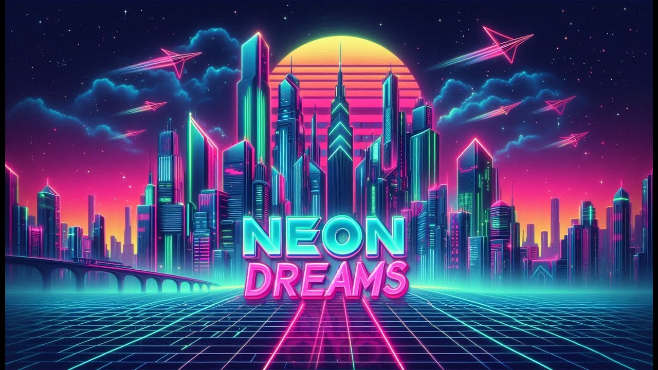 Mike Herron -- Neon Dreams (Official Video) Retrowave - YouTube