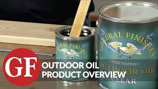 Outdoor Penetrating Oil Wood Preservative from General Finishes