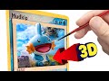 Converting a Pokémon Card into a 3D Diorama!