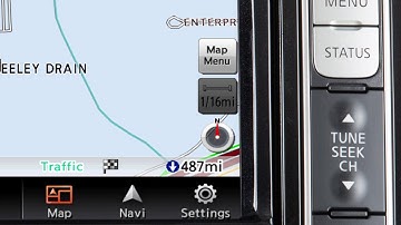 2017 Nissan LEAF - Map Screen Overview (if so equipped)