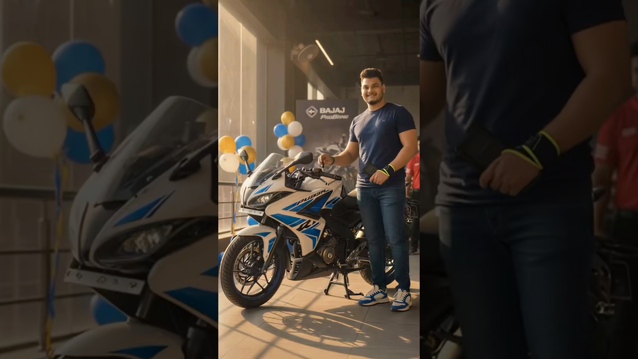 Pulsar RS 200 (Pearl White) Delivery | ₹1.72 Lakh On-Road 😍