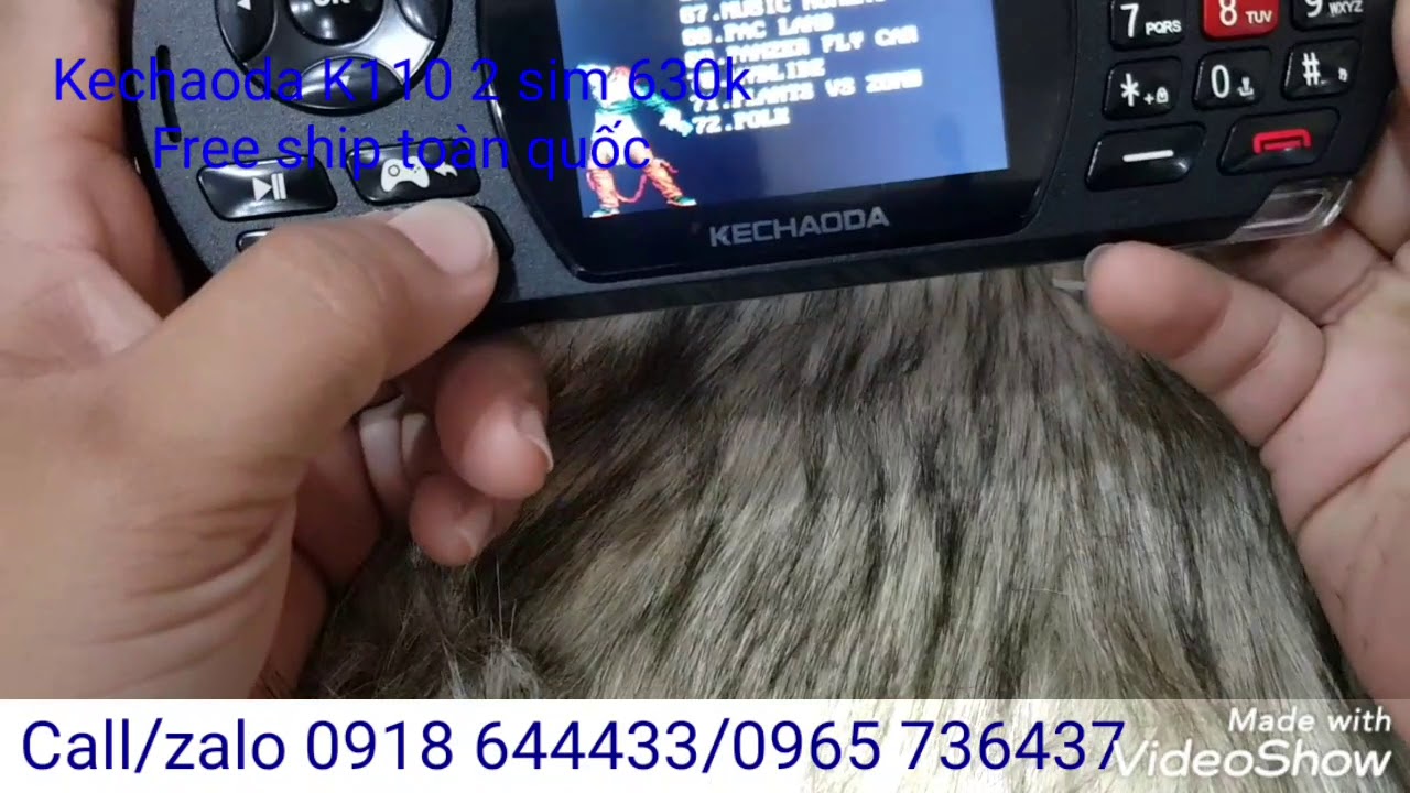 Game phone Kechaoda K110 vừa là điện thoại 2 sim vừa... - youtube