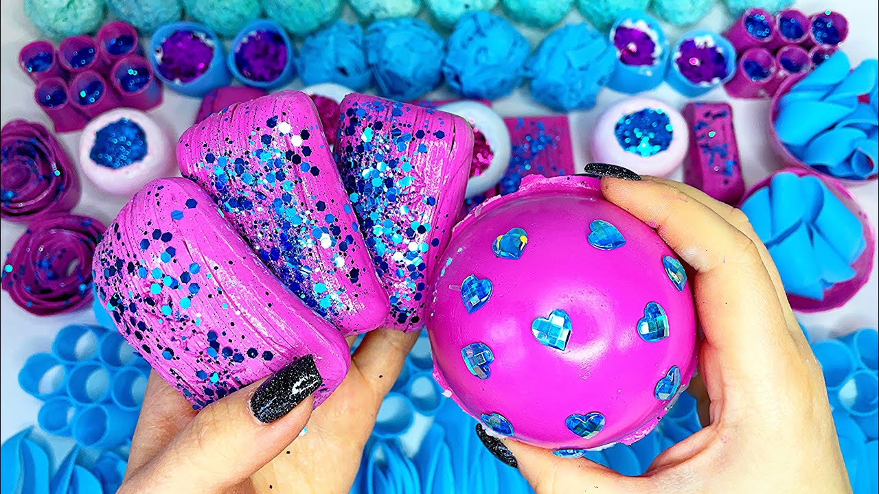 Like ASMR Cosmic balls with starch Handcrush soap Crushing soap