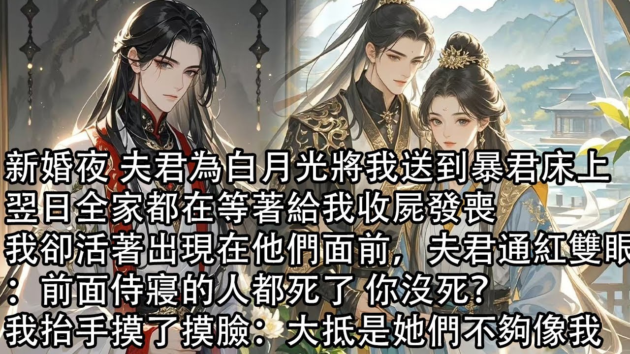 【一口氣看完】新婚夜 夫君為白月光將我送到暴君床上，翌日全家都在等著給我收屍發喪，我卻活著出現在他們面前，夫君通紅雙眼：前面侍寢的人都死了 你沒死？我抬手摸了摸臉：大抵是她們不夠像我