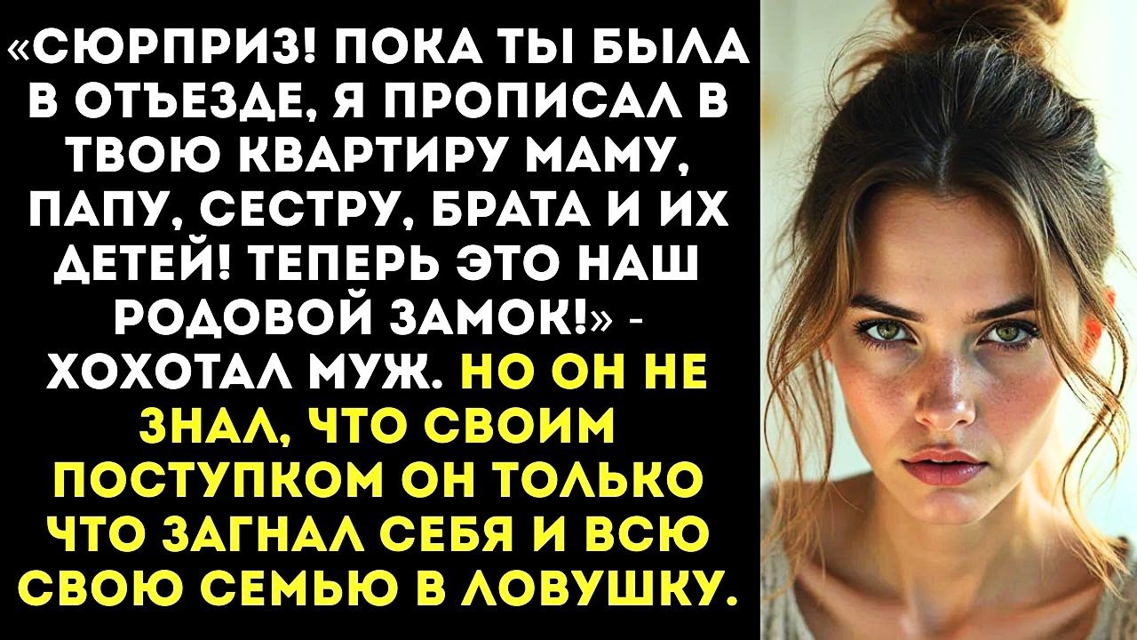 «Убирайся отсюда! Я прописал в твою квартиру всю свою родню, теперь она наша!»