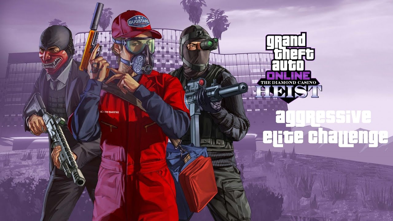 GTA Online The Diamond Casino Heist Aggressive Hard Mode Artwork