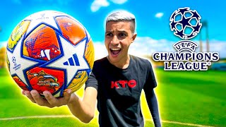 TESTEI A INCRÍVEL BOLA DA CHAMPIONS LEAGUE!