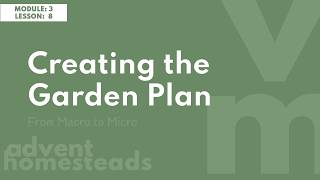 Creating the Garden Plan (AH0308)