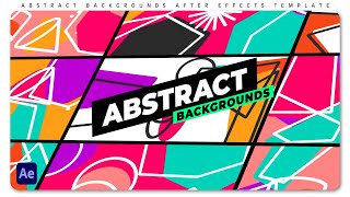 Abstract Backgrounds After Effects Template | Free Download | Templates for Creators