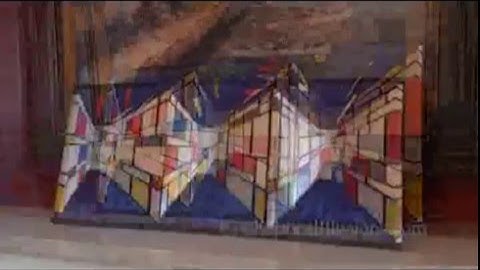 Reverse Perspective Optical Illusion Art