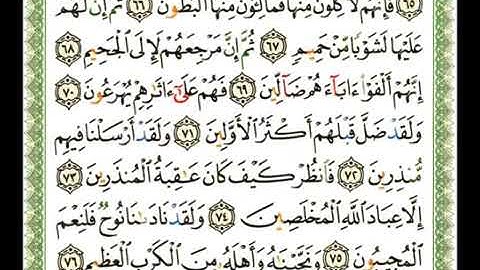 سورة الصافات 37 - 114  شيرزاد عبد الرحمن طاهر - قراءة مرتلة