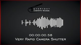 Very Rapid Camera Shutter | HQ Sound Effects