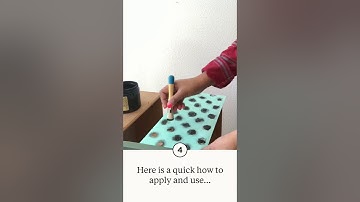 Stenciling With Prima Stick & Style™ Polka Dot Pattern