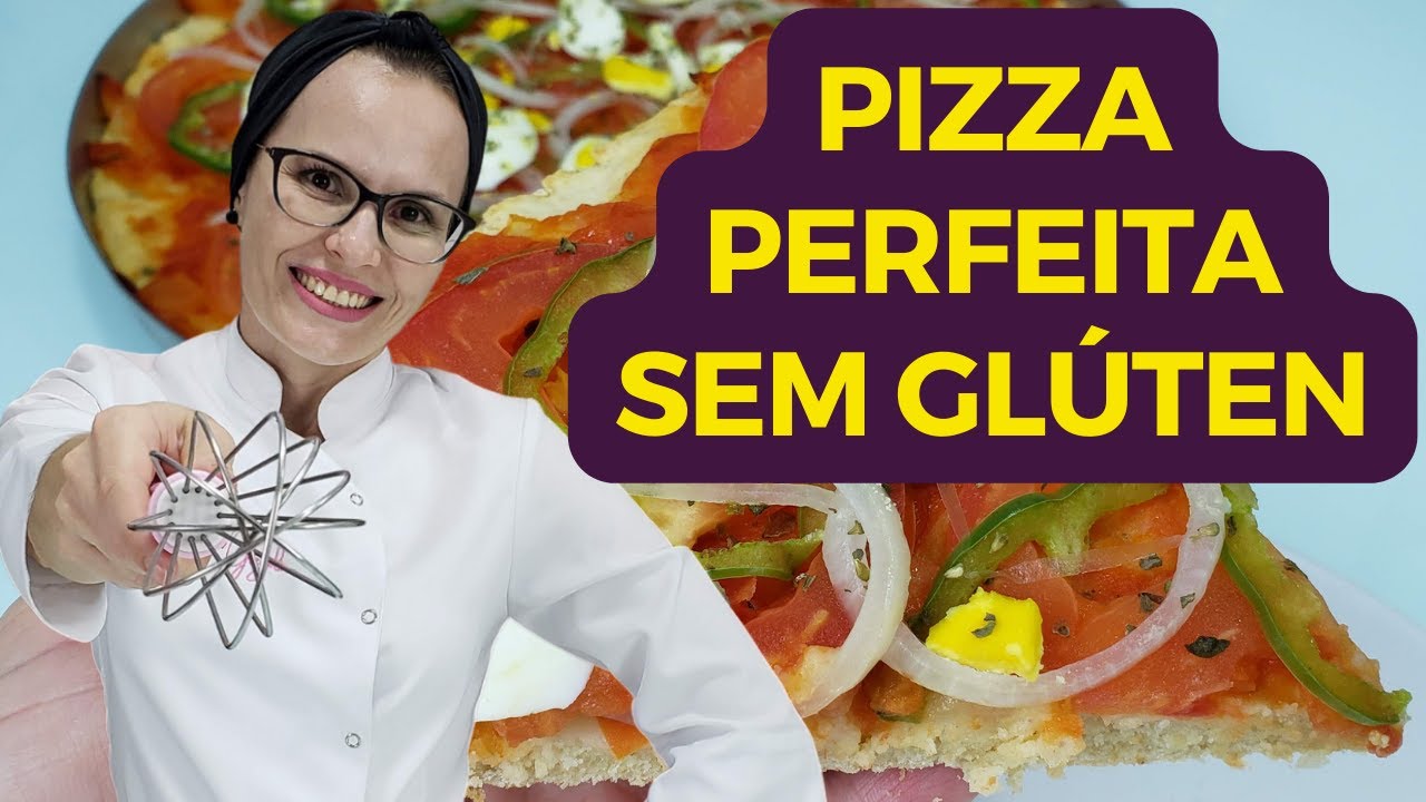 Melhor receita de Pizza perfeita sem glúten e leite, simples e deliciosa
