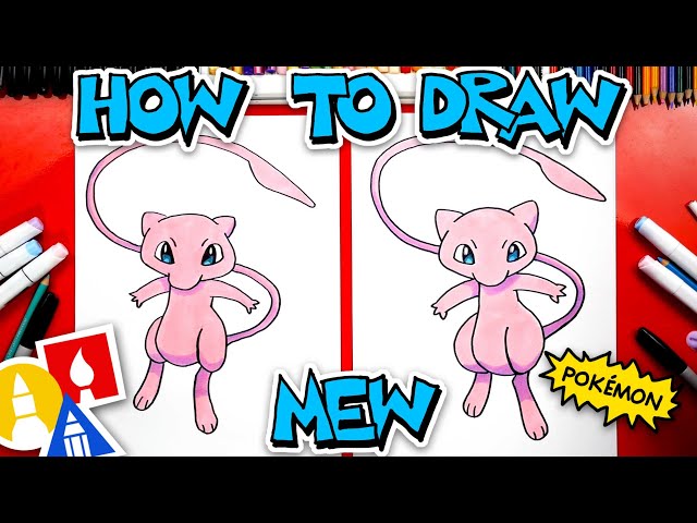 Carlos Arts — 🖋️ Desenho do Mew do Anime Pokémon 🖋️ . ✍️