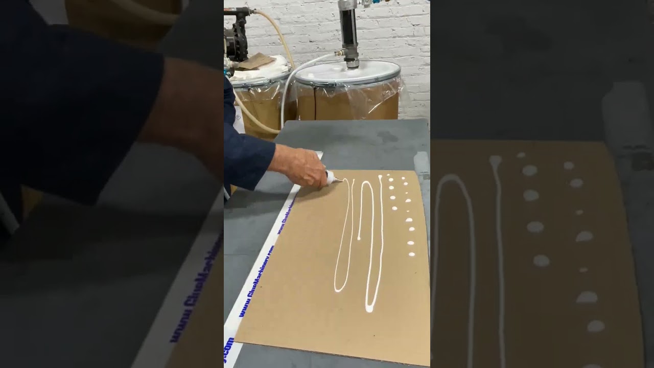 ezGluer Hand Gluer System Drum Piston Pump Video