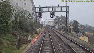 [Cab-ride] Corcelles-Peseux - Neuchâtel et retour, en cabine d’un R23, FLIRT (RABe 523/527 TransN)