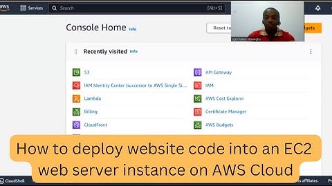 How to deploy website code into an EC2 web server instance on AWS Cloud