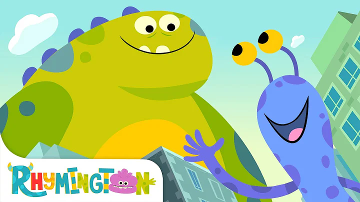 The Day The Big Monster Came To Play | Monster Cartoon | Rhymington Square
