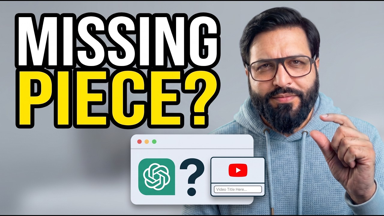 What's Actually Missing Between ChatGPT and a Winning YouTube Title?