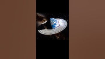 What would happen if Earth had rings like Saturn? #spacescience  #spacefacts #whatif