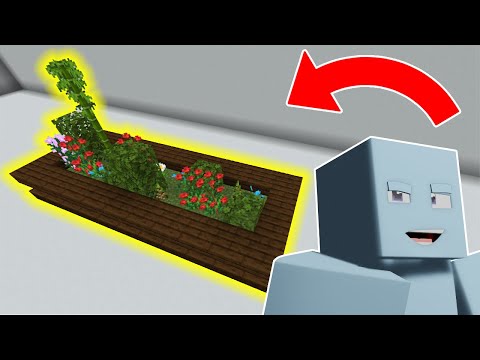 短時間で作れる「花壇」の作り方！ 【まいくら・マインクラフト】