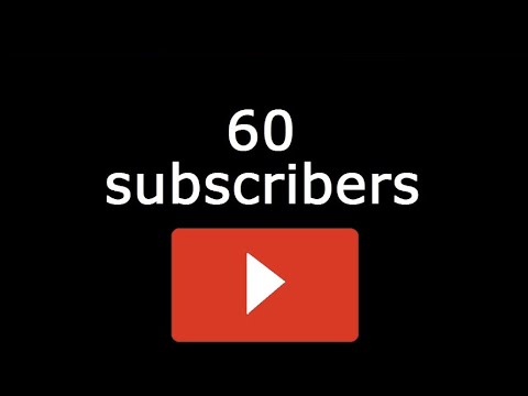 LIVE 60 SUBSCRIBERS COUNTDOWN - YouTube