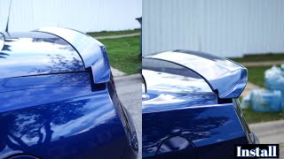 $60 GT500 Spoiler Makes BLUDINI Look Too Clean! | 2014 Mustang 5.0