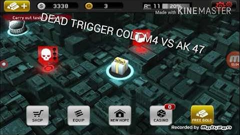 DEAD TRIGGER: COLT M4 VS AK 47