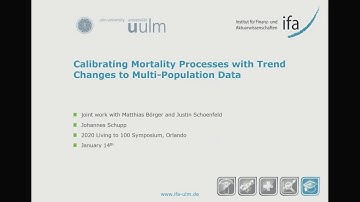 Session 5A Multipopulation Mortality Modeling