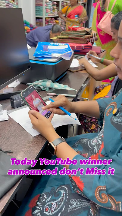 Today give way winner announced don’t Miss it #offer #live #subscribe #elampillai #saree #trending
