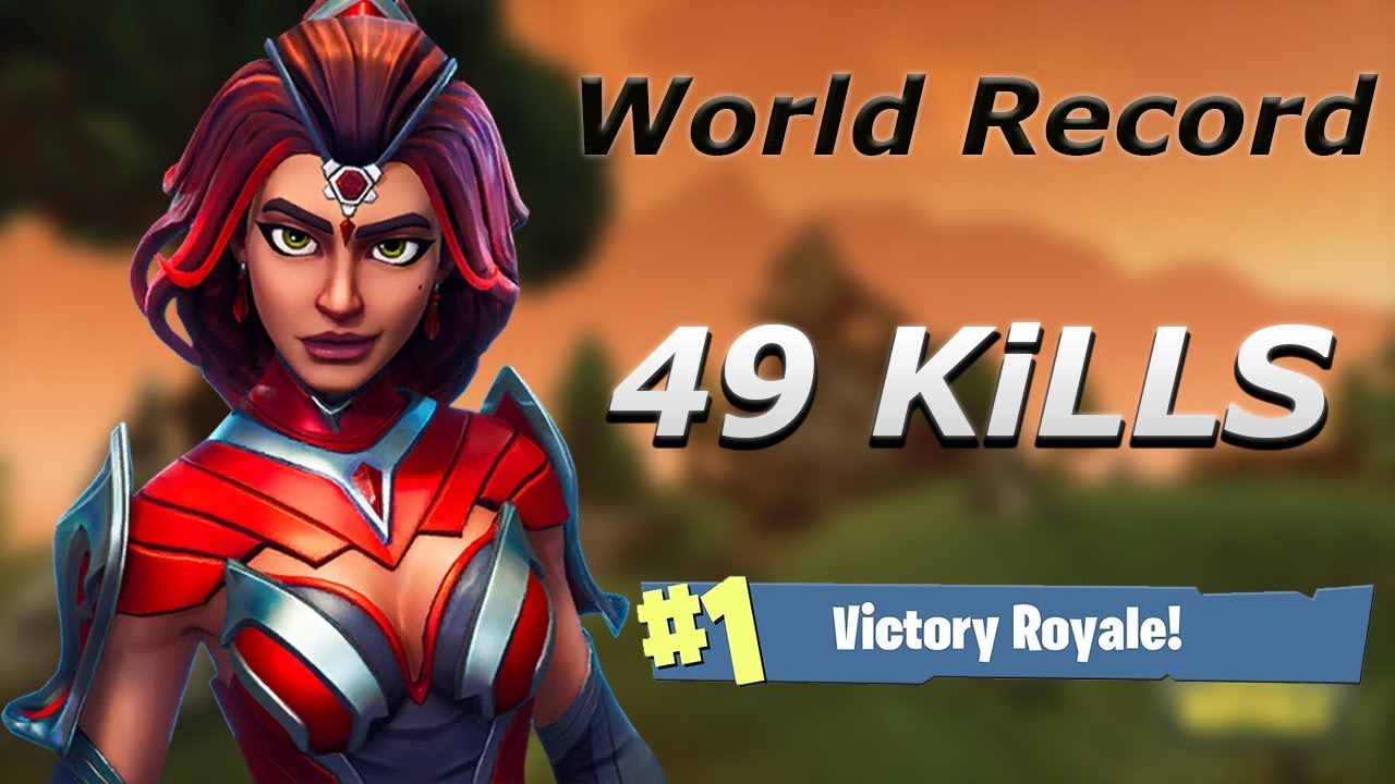 49 KILLS SOLO VS SQUAD WORLD RECORD - FORTNITE BATTLE ROYALE !! - YouTube