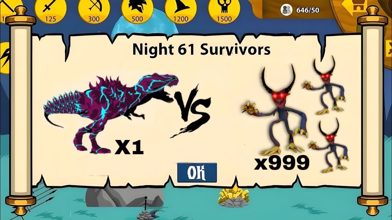 SUMMOM BOSS ITALIAN BRAINROT ANIMALS VS T-REX MAX POWER - HACK STICK WAR LEGACY