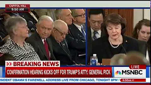 Sen. Jeff Sessions Confirmation Hearing