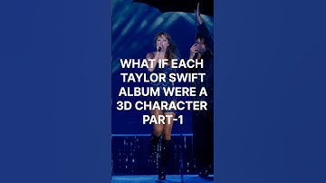 Part-1 Turning every TaylorSwift album into 3D animation💿🎬#taylorswift #fyp #taylorswifteras #shorts