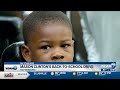 Mason Clinton returns home to give back to community with back-to-school drive