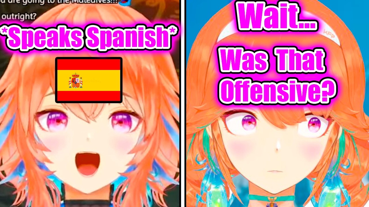 Kiara 2 Seconds After Saying One Word In Spanish: