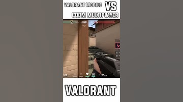 valorant mobile Vs call of duty mobile #short #shorts #codm #valorant