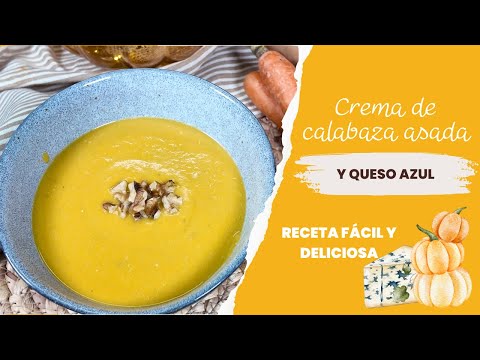 The best pumpkin cream soup with blue cheese 🤤 Creamy and full of flavor