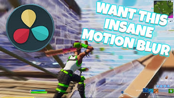 Davinci Resolve:    Want this *INSANE* motion blur (NO PLUGINS)