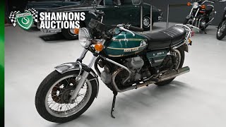 1974 Moto Guzzi 850T Motorcycle - 2023 Shannons Summer Timed Online Auction