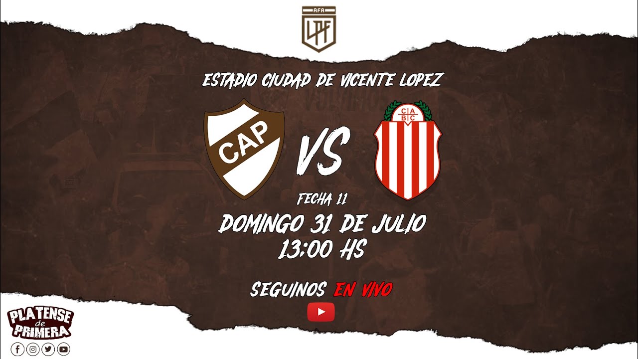 Platense vs Barracas Central | En Vivo | Platense de Primera | Copa de ...