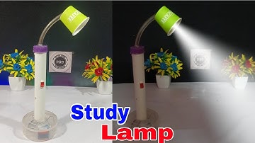 Homemade making a Study Lamp || Diy Study Lamp 