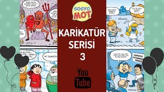 Kari̇katür Seri̇si̇ 3 Komi̇k Vi̇deolar