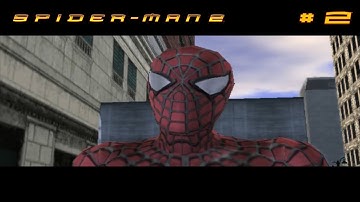 Spider-Man 2 (2004) PS2 Walkthrough Part 2 - Meeting Black Cat & Fighting Rhino