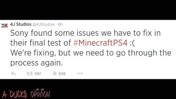 Minecraft ps4 FAILED Its Final Test! Delayed AGAIN till September!!